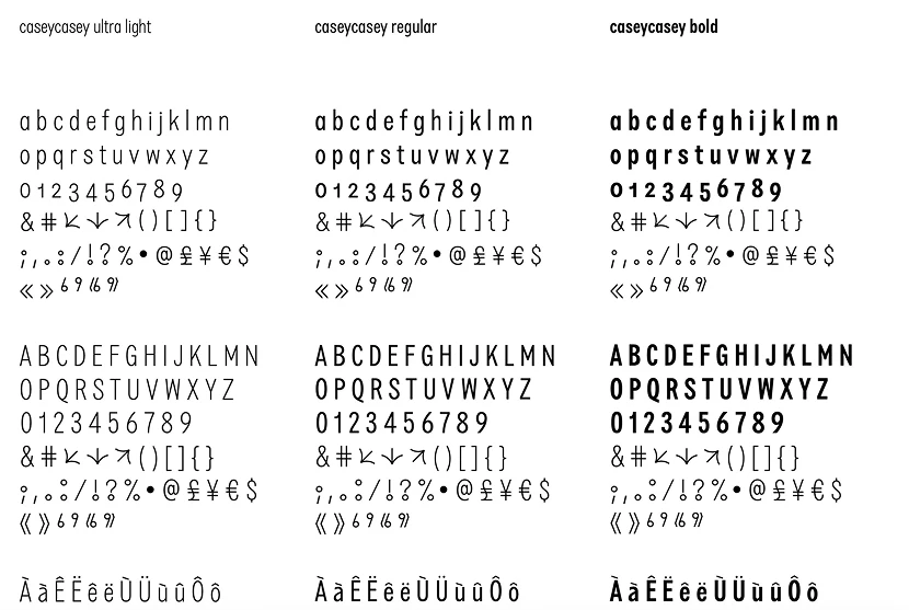 オリジナルフォントを使用したグラフィック。