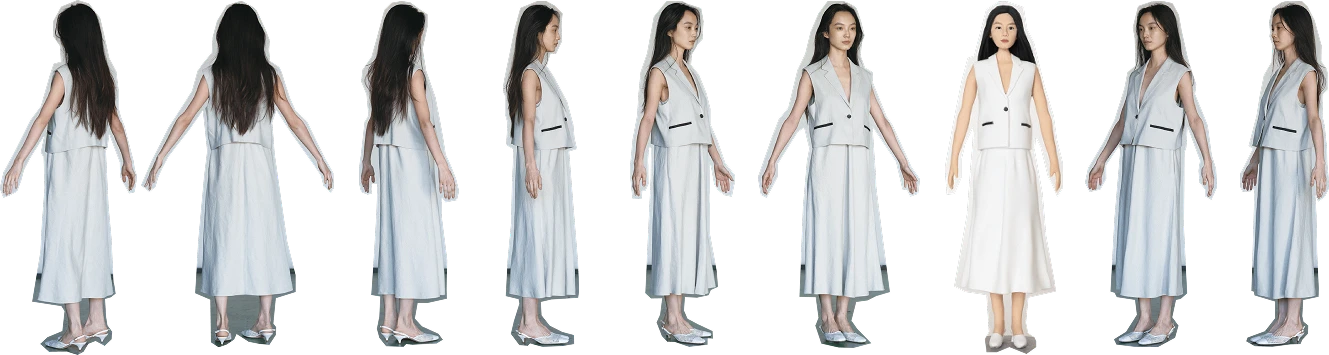 Vest, Dress: UNITED ARROWS