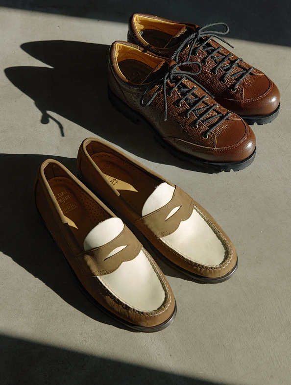 Shoes by PARABOOT for UNITED ARROWS / Loafers by G.H.BASS for DISTRICT