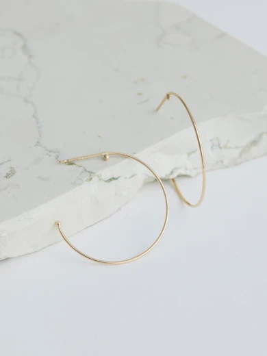 BONE PIERCED EARRINGS