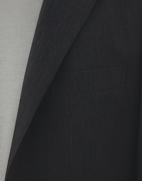 DENIM-LOOK JACKET & TROUSERS DETAIL