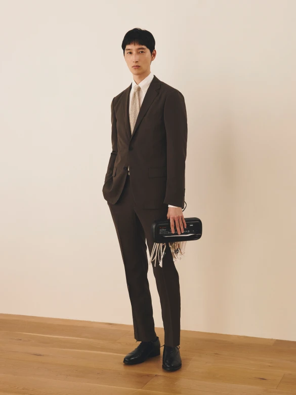 WOOL-LIKE JACKET & TROUSERS