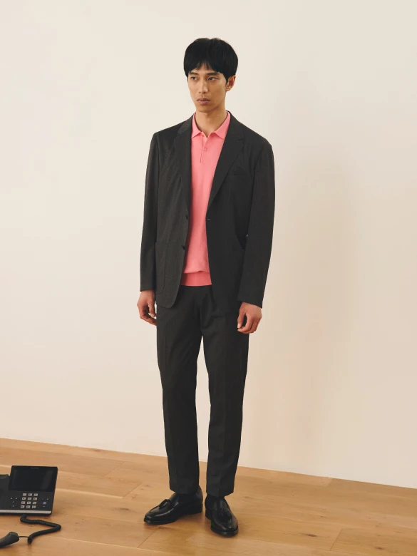 TRICOT STRIPE JACKET & TROUSERS