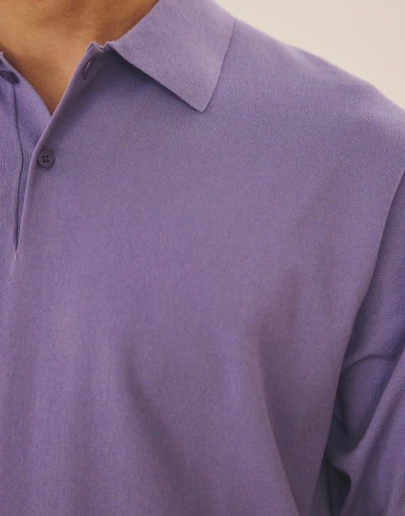 KNIT POLO & DOTAIR TROUSERS DETAIL