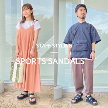 夏を楽しく! "SPORTS SANDALS"