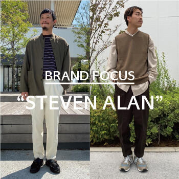 アウトレットでSTEVEN ALANコーディネート