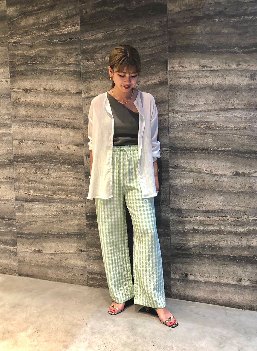 Beauty Youth Blog ギンガムチェックパンツのカラー別コーディネート