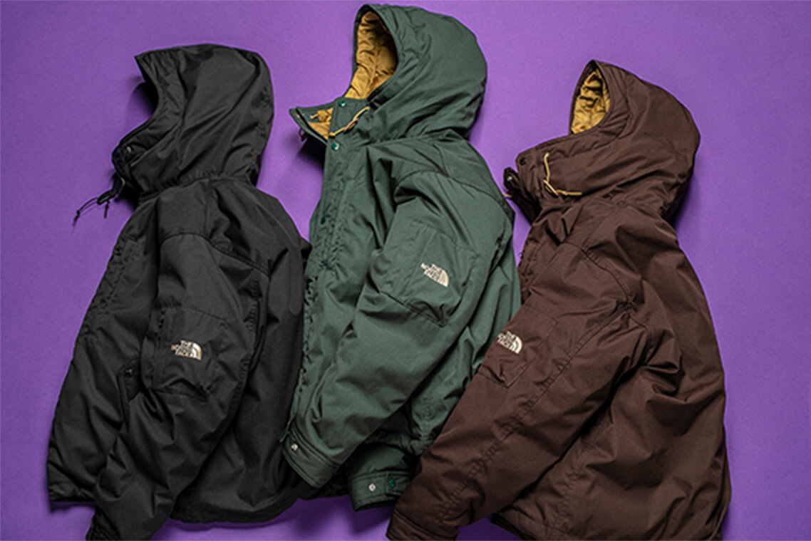THE NORTH FACE PURPLE LABEL, Exclusive for monkey time, 65/35 MOUNTAIN SHORT DOWN PARKA