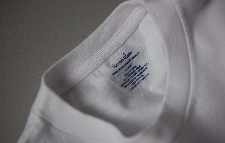 Steven Alan The Journal Focus Sa Seamless Side Body T Shirt