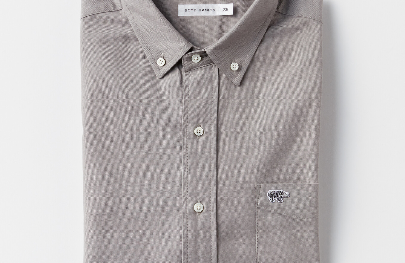 SCYE BASICS / Cotton Oxford Shirt