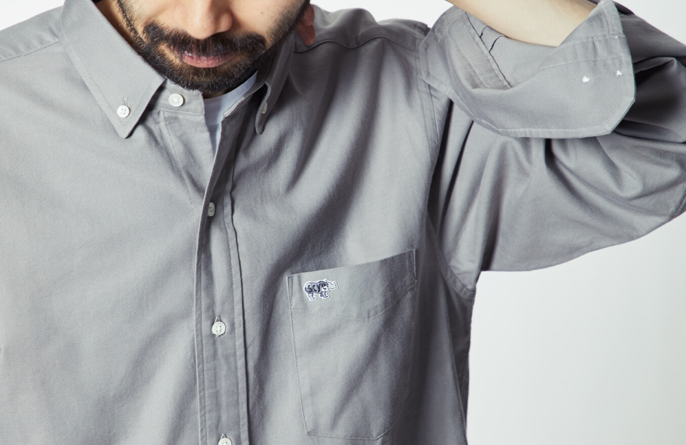 SCYE BASICS / Cotton Oxford Shirt