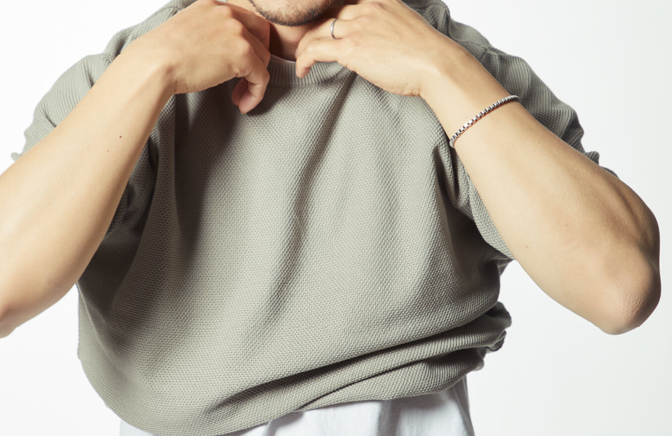 UNITED ARROWS / “Kanoko” Knit T-Shirt