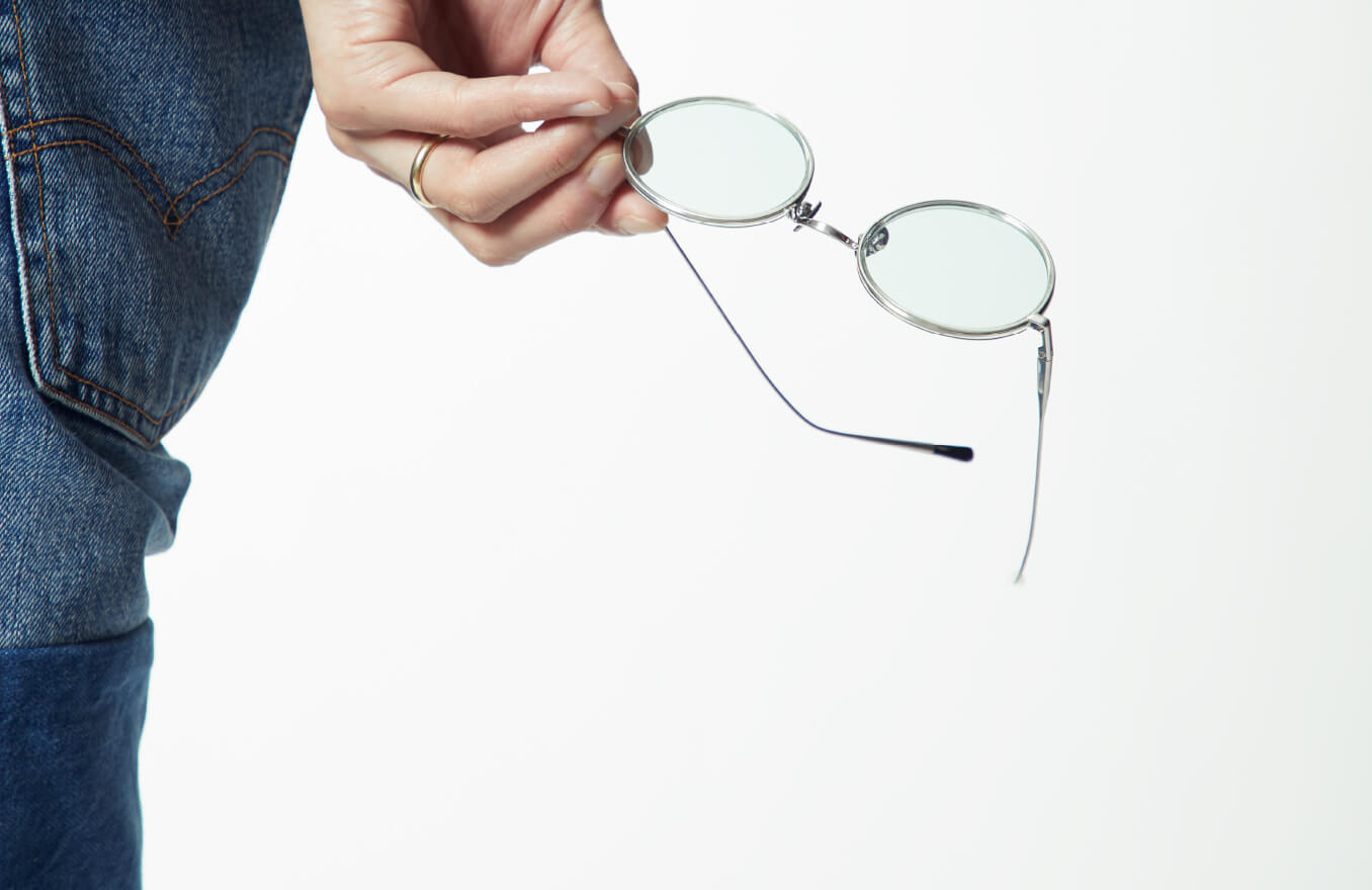 BLANC / Round-Frame Sunglasses