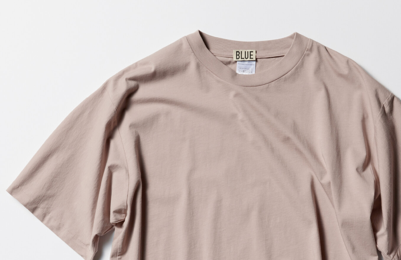 BLUE / Organic Cotton T-Shirt