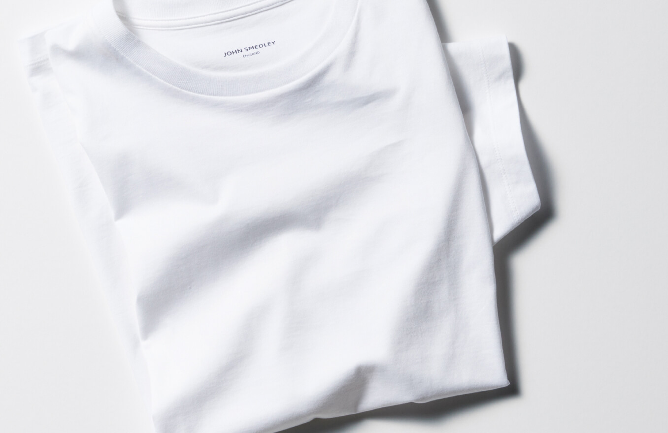 JOHN SMEDLEY / Suvin Cotton T-Shirt